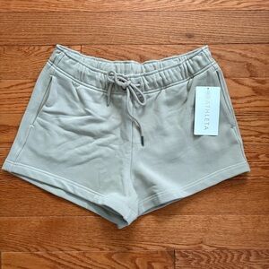 Athleta Tan size medium heavyweight terry sportie short